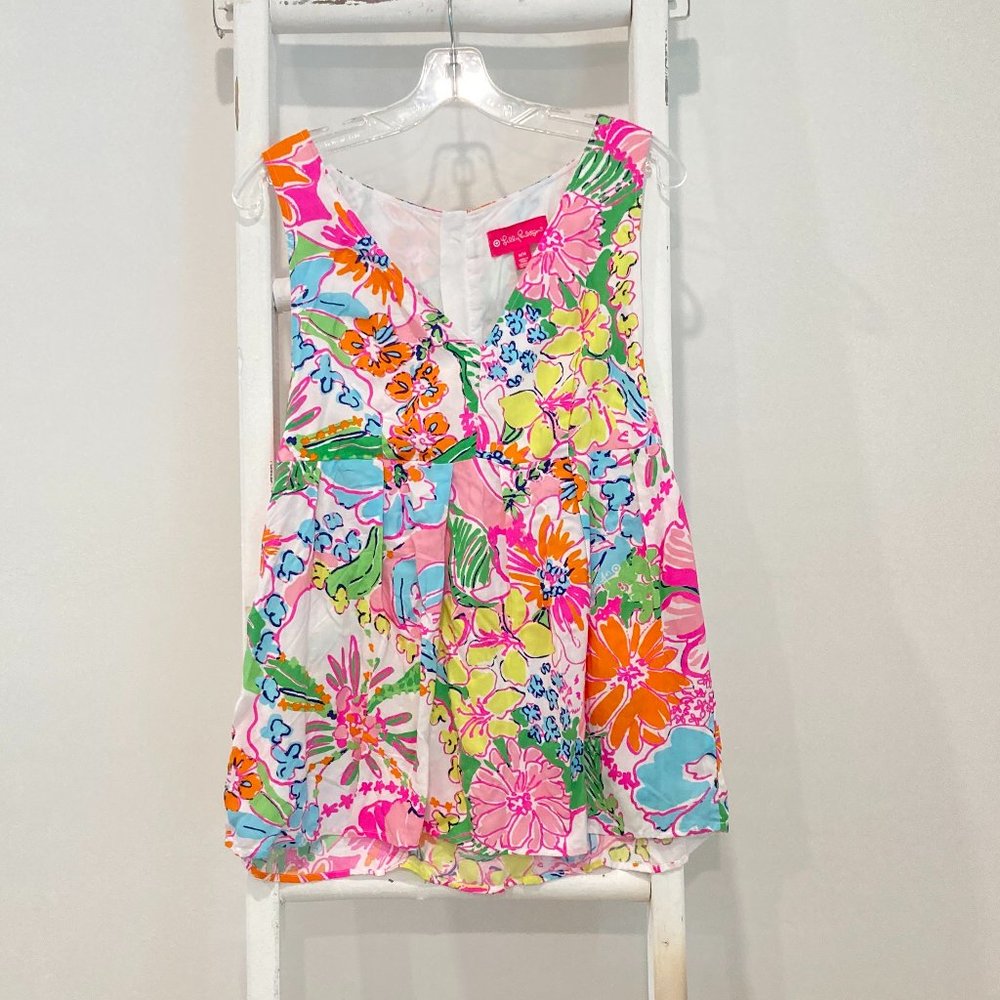 Lilly Pulitzer x Target Tank Top in Nosey Posey Medium, excellent condition